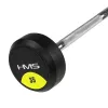 HMS GSG35 vaste halterstang/rubbergecoate stang 35 kg