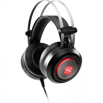 Sharkoon Skiller SGH30 headset bedrade gaming-headset met hoofdband, zwart