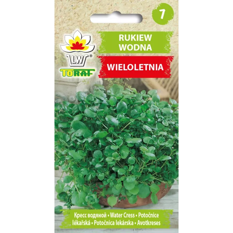 Waterkers Toraf groentezaden, 0,2g verpakking
