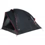 Tent High Peak Minitramp 2 licht zwart/rood — compacte 2-persoons campingtent
