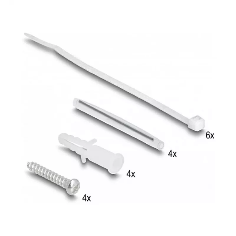 DeLOCK glasvezel-aansluitdoos 2 x SC simplex LC duplex wit
