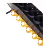 Acar P7 stekkerdoos met overspanningsbeveiliging, 7 contacten, 3 m, zwart