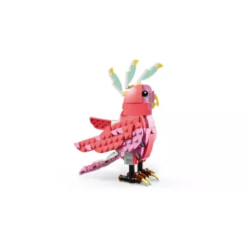 LEGO Creator 3-in-1 roze flamingo 31170 bouwset, 288 onderdelen, hoogte 230 mm, aanbevolen leeftijd 8+