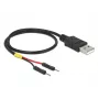 USB-kabel DeLOCK 85402 0,3 m USB A zwart