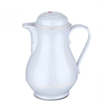 Thermoskan ROTPUNKT 1,2 L, ivoor — 24 u heet / 36 u koud, handgreep, 199×255 mm