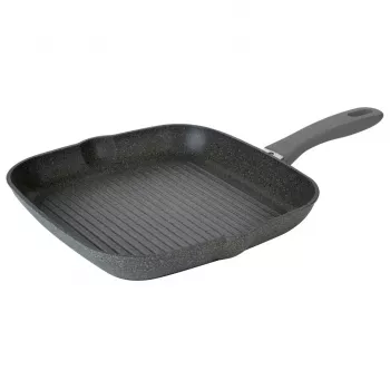 Grillpan BALLARINI 75002-941-0 vierkant grijs 28 cm