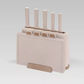 Maestro MR-1412-BEIGE messenset met blok + snijplankenset beige