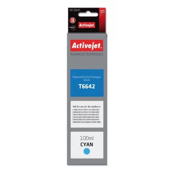 Activejet AE-664C inkt (vervanger voor Epson T6642; Supreme; 100 ml; cyaan)