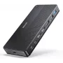 Dockingstation UNITEK D1103A01 USB4 bekabeld zwart 100W Power Delivery