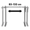 Handmatig in hoogte verstelbaar bureau MACLEAN MC-790NG — max. belasting 60 kg, max. hoogte 120 cm