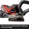 Vloerschuurmachine EINHELL TP‑RS 18/32 Li BL Solo — 24.000 t/min, zwart/rood, 1,11 kg