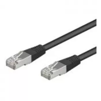 Wentronic Goobay CAT 5e patchkabel, F/UTP, zwart, 20 m – CCA koper-mix (68659)