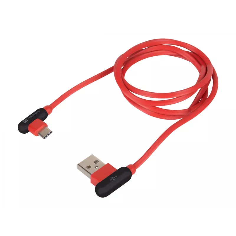 USB-kabel NATEC NKA-1201 USB 2.0 1 m USB A USB C zwart rood