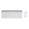 Logitech Slim Wireless Combo MK470 - toetsenbord-muisset - draadloos - 2,4 GHz - Spaans - off-white (920-009199)