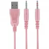 Deltaco GAM-030-P hoofdtelefoon en headset bedraad hoofdband gaming USB Type-A roze (GAM-030-P)