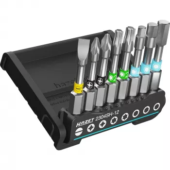 SmartHolder 2304SH-12, bitset 1/4 zwart, 8-delige, lange bits met torsiezone
