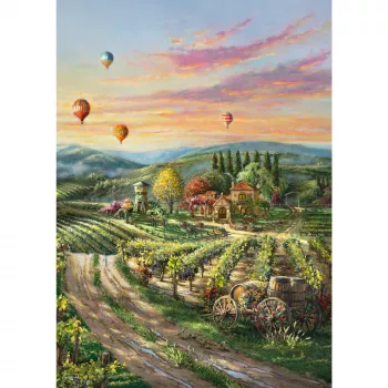 Thomas Kinkade Studios: Peaceful Valley Vineyard, puzzel