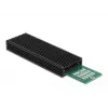 SSD-behuizing DeLOCK externe USB Type-C-combobehuizing voor M.2 NVMe PCIe of SATA SSD