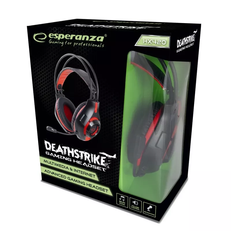 Gamingheadset met microfoon Deathstrike