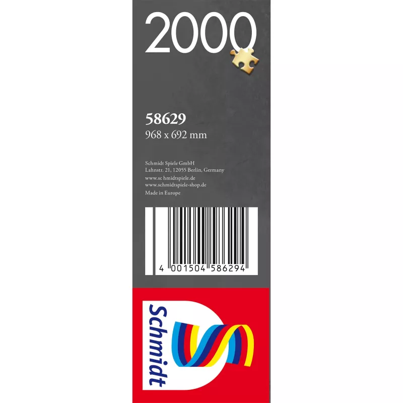Puzzel Schmidt Spiele 58629 — 2000 stukjes, aanbevolen leeftijd 14+