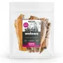 Hondensnacks UNISZKI runderhuid 100 g — natuurlijke runderhuid tandverzorging kauwstrips, 100 g zak, eiwit 65%