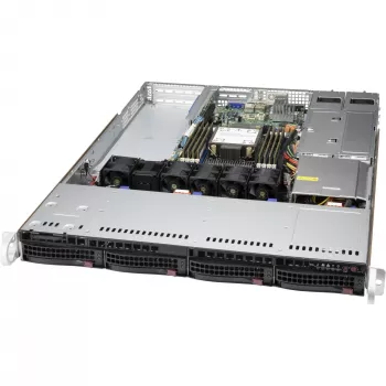 Supermicro CSE-815TQC4-R504WB3 server barebone rack 1U zwart Intel/AMD