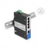 Ethernet-switch DELOCK 80162 — 5-poorts Gigabit RJ45 voor DIN-railmontage