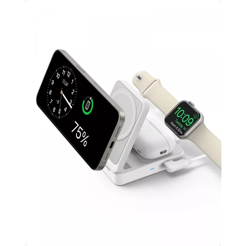 MagGo 3-in-1 15W opvouwbaar wit EU