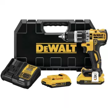 Accuschroevendraaier DeWalt DCD796D2-QW 18V Li-Ion, 2x2Ah, snelspanboorhouder 13 mm, klopboormachinefunctie, 1,6 kg