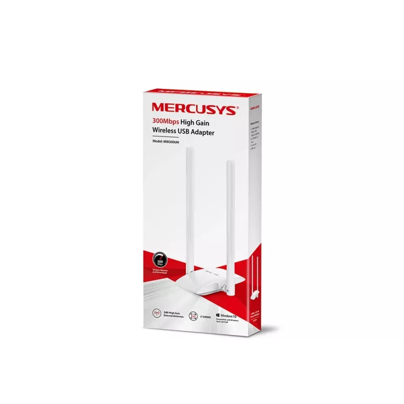 Draadloze USB-adapter Mercusys MW300UH