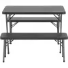 Campingtafel Coleman 2199746 zwart stalen frame polypropyleen blad