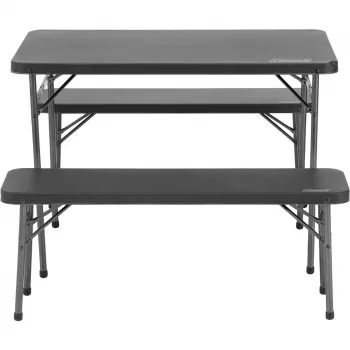 Campingtafel Coleman 2199746 zwart stalen frame polypropyleen blad
