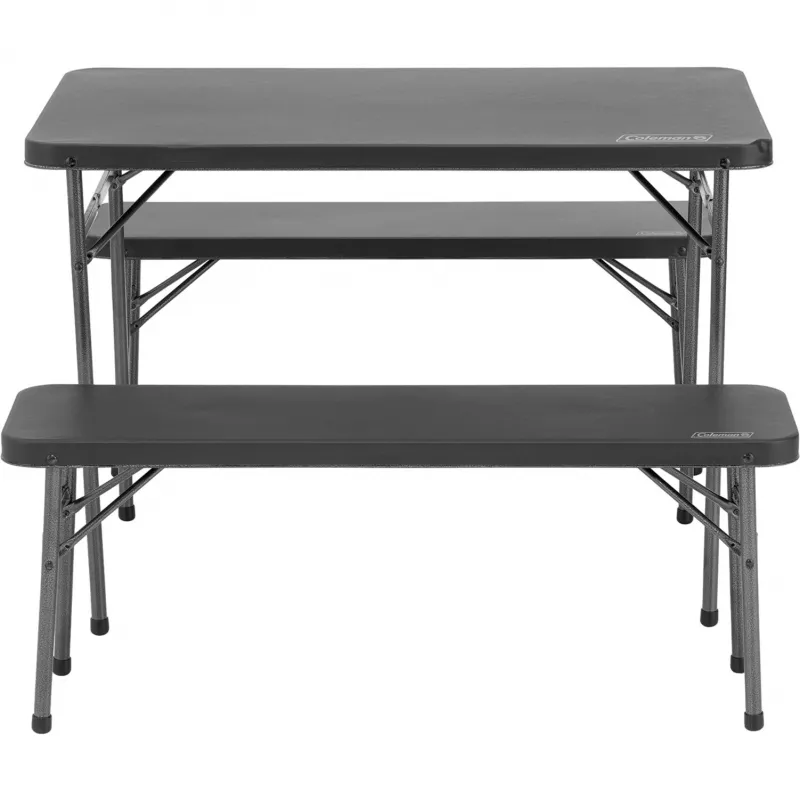 Campingtafel Coleman 2199746 zwart stalen frame polypropyleen blad