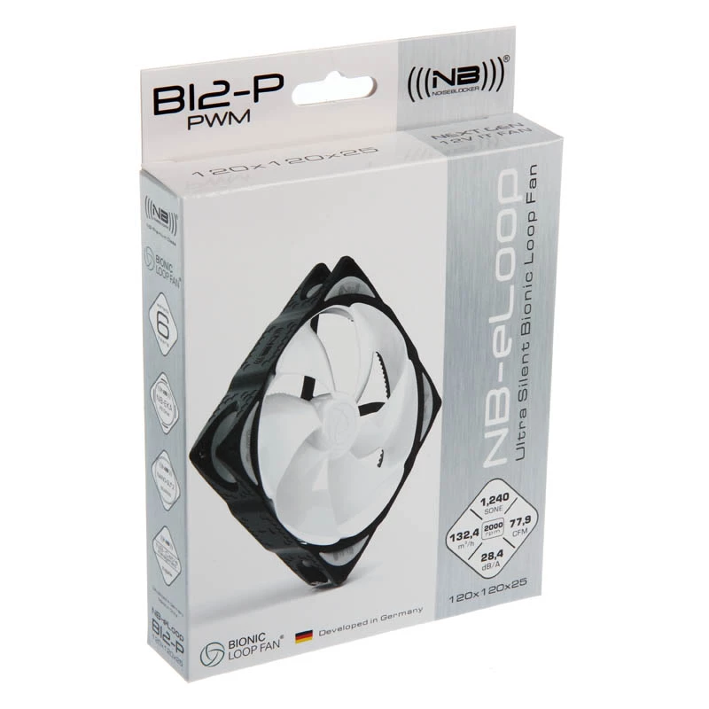 NOISEBLOCKER NB-eLoop ventilator B12-P 120mm PWM