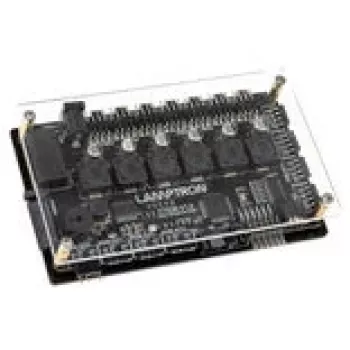 Lamptron auto-controller CT630 PWM ARGB — compacte PWM-ARGB-ventilator/controller, zwart