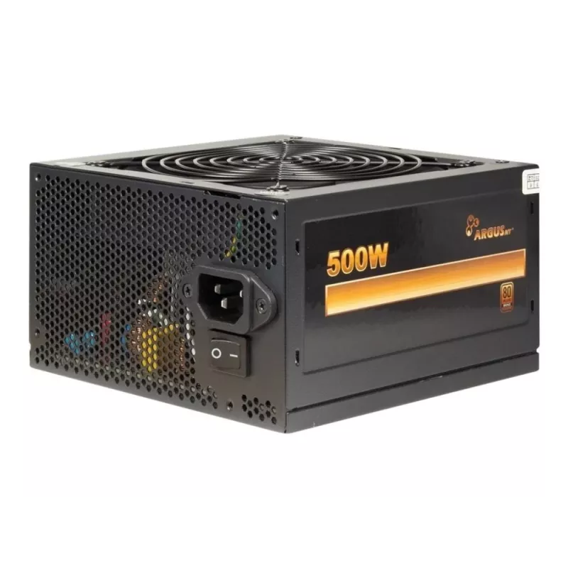 Inter-Tech ArgusNT BPS-500 voeding 500 W 20+4 pin ATX ATX zwart