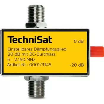 TechniSat 0001/3145 HF-versterker/verzwakker, zilver