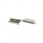 Patchpaneel desktop - patchpaneel - CAT 6 - STP - RJ-45 X 12 - grijs, RAL 7035 -