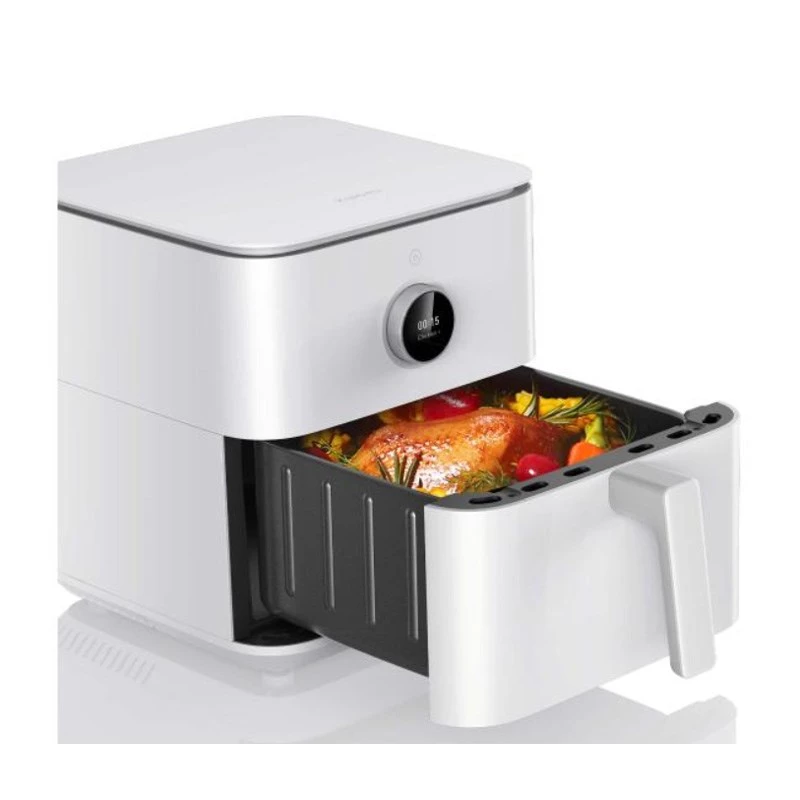 Heteluchtfriteuse Xiaomi Smart Single 6,5 L 1800 W wit — 6,5 L, 1800 W, Wi‑Fi, LCD, PTFE-kom
