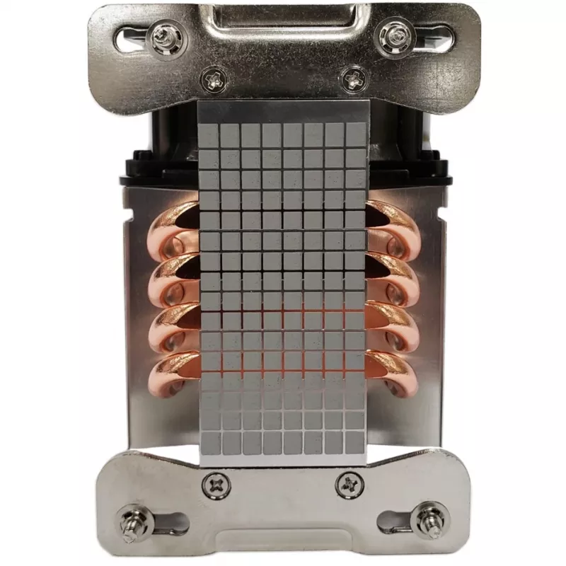 Inter-Tech A-35 processorkoeler 8 cm aluminium - zwart (88885512)