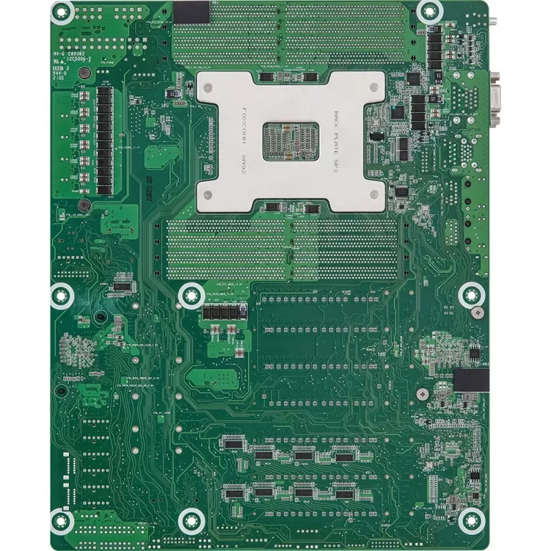 ASRock WRX80D8-2T ATX server-moederbord, AMD WRX80 chipset, socket sWRX8, 8x DDR4 DIMM, 12x SATA III, 3x RJ-45