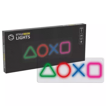 Gaming neonlichtpaneel MANTA SNL111MT – decoratieve LED-symbolen voor gaming setup
