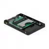 Kaartlezer DeLOCK 91750 SATA intern grijs