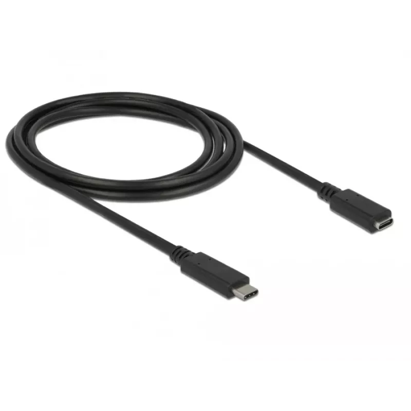 USB-kabel DeLOCK SuperSpeed USB 3.2 Gen 1 2 m USB-C zwart