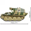 Bouwmodelbouwpakket Cobi SD.KFZ.138/1 Grille, 720 onderdelen, tentoonstellingsmodel