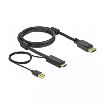 HDMI naar DisplayPort-kabel DeLOCK 85963 4K 30 Hz 1 m
