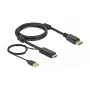 HDMI naar DisplayPort-kabel DeLOCK 85963 4K 30 Hz 1 m