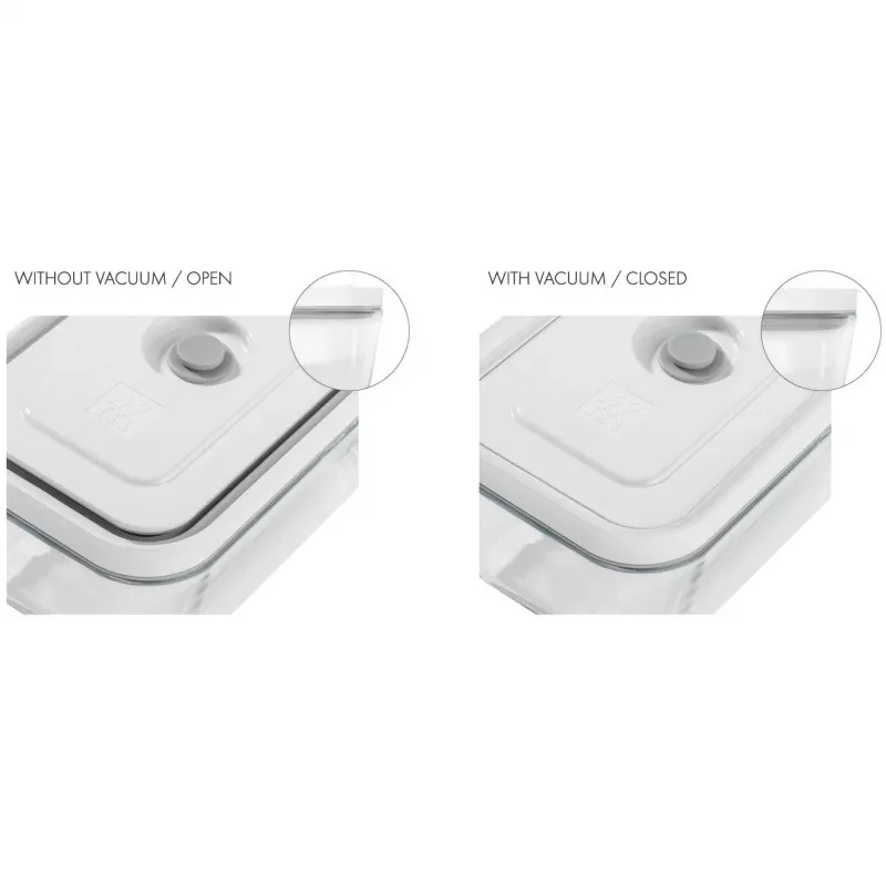 Zwilling Fresh & Save 36804-100-0 vacuüm voedselcontainer S, 0,4 l, kunststof, wit