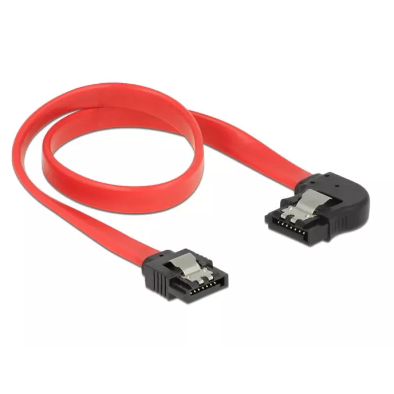 SATA-kabel DeLOCK 83963 0,3 m SATA 7-pins zwart rood