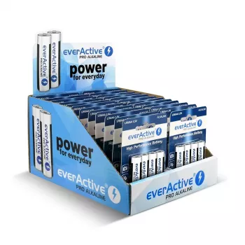 Alkalinebatterijen everActive LR64BLPADIS — 96 stuks, AA-formaat